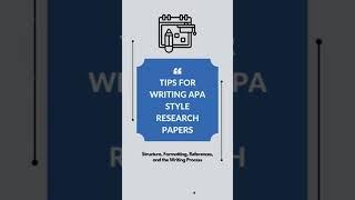 Tips for Writing an APA Style Research Paper: Structure, Format, References | EssaysOnDemand