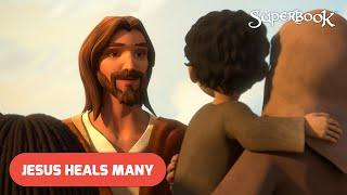 Jesus Heals Many | Clip from Baptized! | Superbook S05 E06