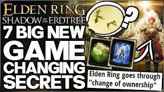 Shadow of the Erdtree - 7 New UNBELIEVABLE DLC Secrets - New Dragons Found & Boss Bug - Elden Ring!