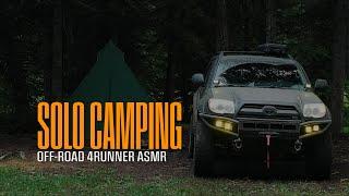 4RUNNER OFF-ROAD - SOLO CAMPING ASMR | CANADIAN ROCKIES | 4X4 | CINEMATIC