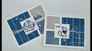 Quick & Cute Card Layout - Hearts & Hugs  Easy DIY Cardmaking Tutorial