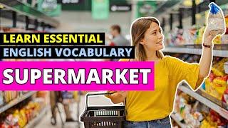  Beginner's Guide to Supermarket Vocabulary in English ️ | Learn 70+ Terms for Grocery Shopping