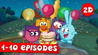 KikoRiki 2D | Full Episodes collection (Episodes 1-10) | Cartoons for Kids