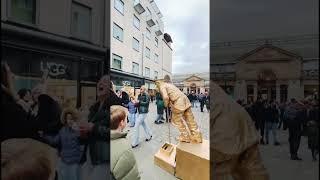 How gold man statue crossed the line on being naughty