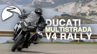 2023 Ducati Multistrada V4 Rally ON ROAD and OFF ROAD | BikeSocial