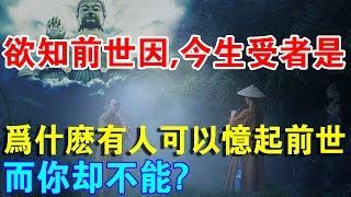 欲知前世因，今生受者是！為什麼有人擁有“前世記憶”，而你卻不能？