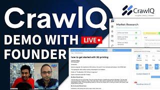 CrawlQ Tutorial: Use cases, Features, Market Research & AI Content Writing