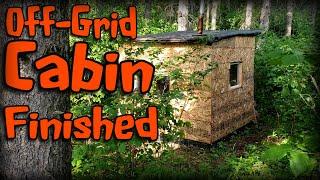 I Finished an Off-Grid Cabin