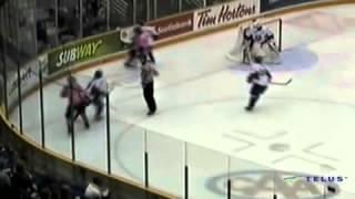 Alexis Pepin Hit On Kevin Gagne Oct 26, 2012