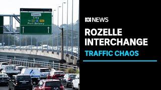 Traffic disruptions still affecting commuters around Rozelle Interchange | ABC News