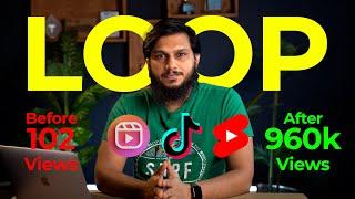 Go Viral on Instagram reels, Tiktok and YouTube Shorts | How to Create Loop videos | Waqar Sddiqui