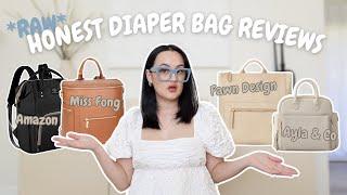 Comparing popular DIAPER BACKPACKS | What's in my diaper bag toddler mom edition