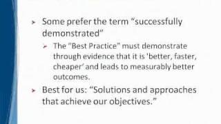 APQC - What Is a Best Practice?