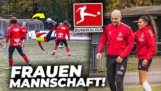 WIR TRAINIEREN MIT EINER BUNDESLIGA FRAUEN-MANNSCHAFT...