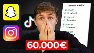 Wie ich 60.000€ mit Social Media verdient habe! (Als Anfänger)