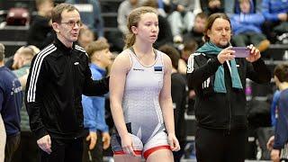 U20 Gudrun Roosiõis (EST) vs Kätlin Reinhold (EST) 68kg final! Women girls wrestling tournament.