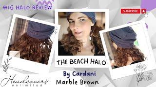 Perfect for hot days ️ The Beach Halo in Marble Brown by Cardani #wigs #review