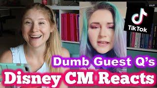 Disney TikTok Reaction! Disney Employees What's the Dumbest Thing a Guest Has ever Asked You?