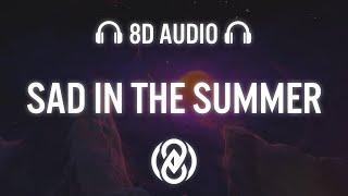 Diplo, Lily Rose - Sad in the Summer - MAKJ Remix (Lyrics) | 8D Audio 