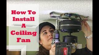 Homeowner DIY: Let's Replace A Ceiling Fan!