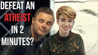 'Defeat an Atheist in 2 Minutes': Real Atheist Reacts