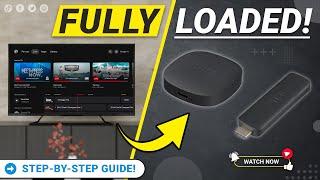  FULLY LOADED ONN 4K Pro Box or Stick  Download Every App!!