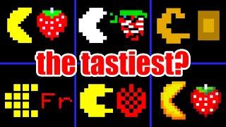 Pac-Man: Eating All Fruits in Every Version 