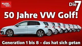 Alles Gute zum 50. Geburtstag: Der VW Golf feiert mit einem Facelift! | auto motor und sport