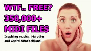 Free! 350,000+ Professional Studio Quality MIDI Music Files Bundle