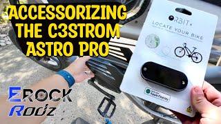 How To Install A C3Strom Astro Pro Center Storage Basket And Orbit X Velo Bike Tracker