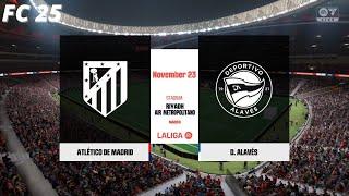 Atlético Madrid vs Deportivo Alavés | La Liga | EA FC 25 |