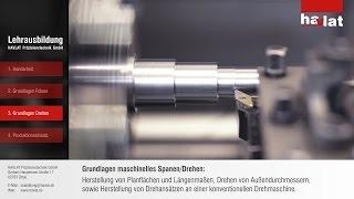 Grundlagen Drehen bei der Ausbildung zum Zerspanungsmechaniker