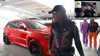 DJ Ghost Reacts To Kai Cenat New Car Collection