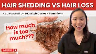 WHAT IS THE DIFFERENCE BETWEEN HAIR SHEDDING AND HAIR LOSS?