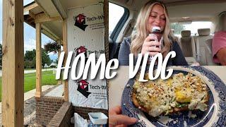 HOME VLOG | exterior home updates, healthy breakfast & lunch