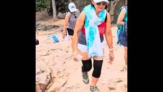 AZ Jolly Hikers Hiking Trail at Water Wheel Falls in Payson, Arizona | Be Careful | Very Slippery