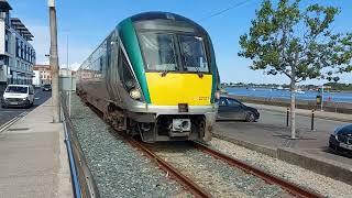 22000 Class InterCity Railcar passing through Wexford Town.