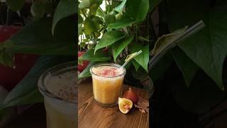 How to make a drink with Fig  #summerdrink #drink #asmr