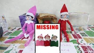 Elf On The Shelf Christmas Squishy Scavenger Hunt! Elf Babies Are Missing! Baby Shark Elf