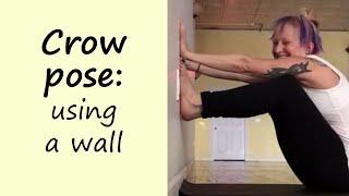 Practice Crow (Bakasana) Using a Wall