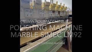 marble polishing machine used simec