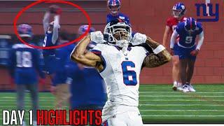 The New York Giants Rookie Minicamp Is UNREAL… Malik Nabers First Look Highlights. (Giants Minicamp)