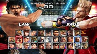 Tekken 5 - All Characters List PS2 Gameplay UHD