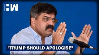 NCP's Jitendra Awhad Asks Trump To Apologise For Not Mentioning Gandhi In His Speech|HW News English