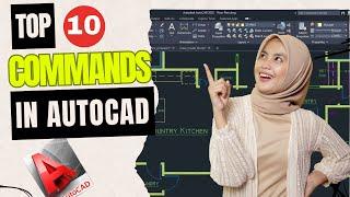 Top 10 commands in Autocad | Autocad secret commands | Autocad top commands