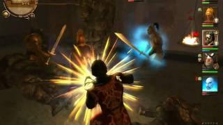 Drakensang : The Dark Eye (Gameplay) Gollems Fight