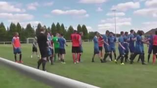 Ball launched at linesman's head during tense FA Cup tie