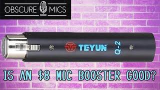 $8 Freaking Dollars??  The Teyun Q-2 Dynamic & Ribbon Microphone In-line Preamp