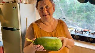 MAMA OLGA COOKING ATCHARANG PAPAYA FOR A FIRST TIME!