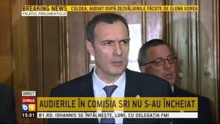 Florian Coldea dupa 4 ore de audieri la comisia SRI